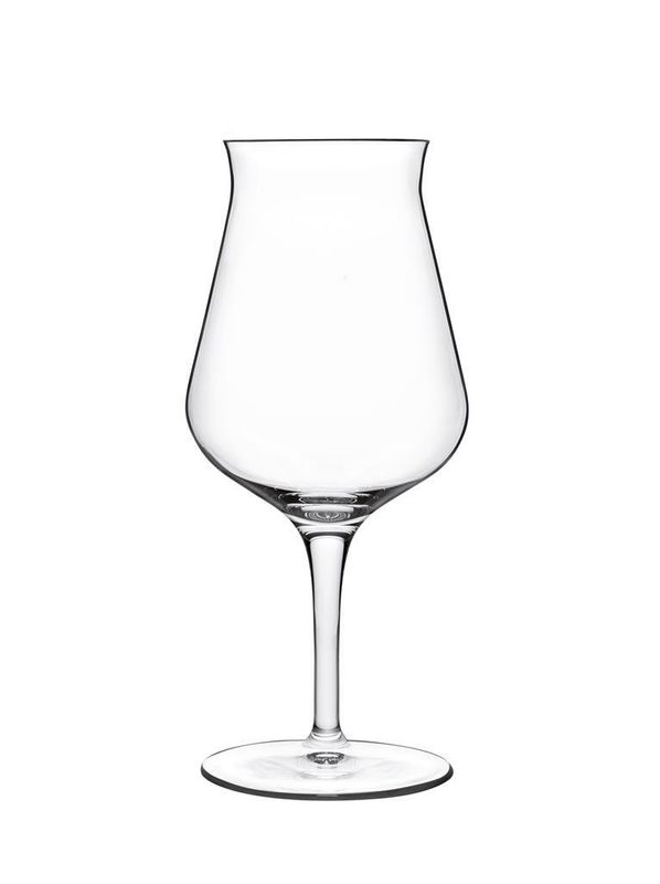 Bormioli Luigi Birrateque Beer Tester Glass 42 cl clear glass for professional horeca use in hotels, bars, and restaurants

