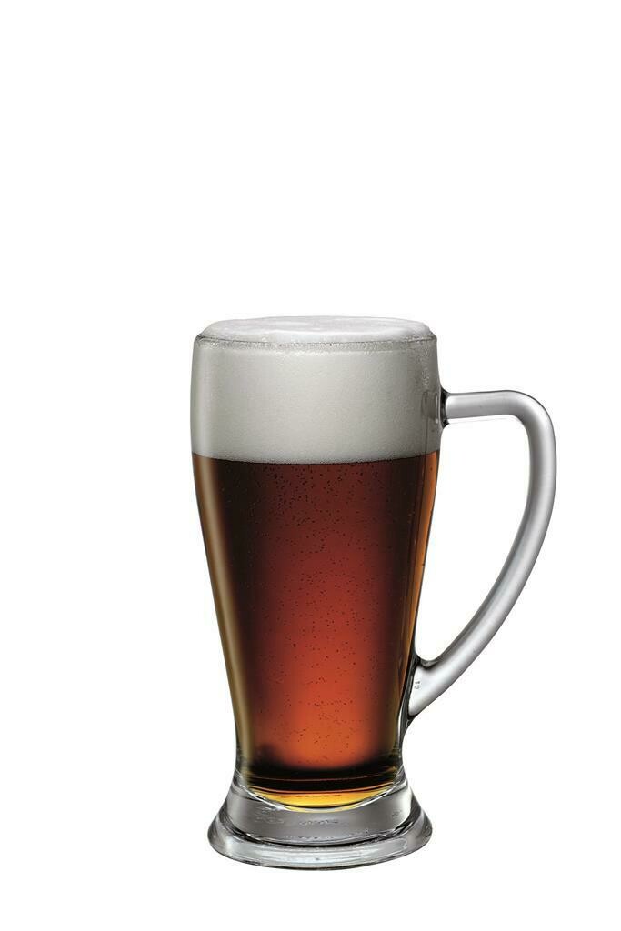 Baviera Beer Glass 50 cl Bormioli Rocco clear glass for horeca professionals
