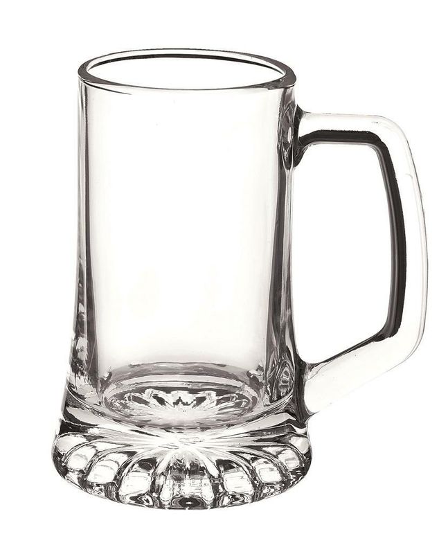Bormioli Rocco Stern beer mug 28.7 cl durable glass loop handle professional horeca

