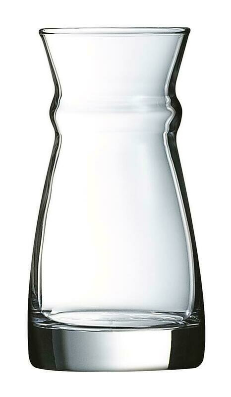 Arcoroc Karaffe 12,5 cl klares Glas Fluid Design für Gastronomie Profis

