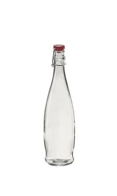 Borgonovo Indro 100 cl clear glass bottle airtight seal horeca use
