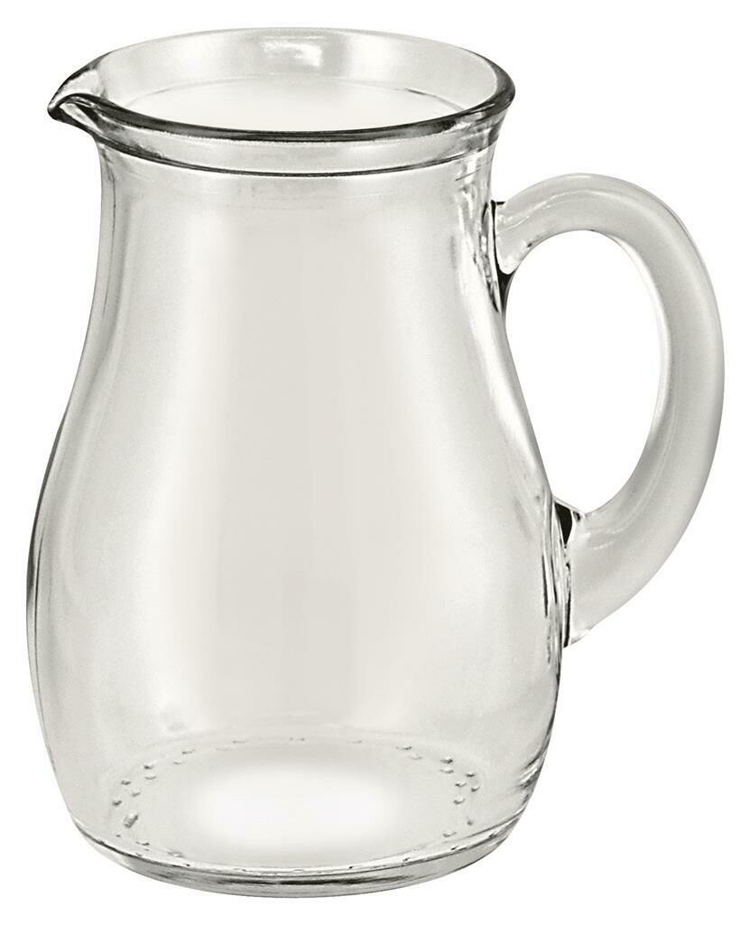 Borgonovo Roxy 100 cl clear glass jug for horeca use

