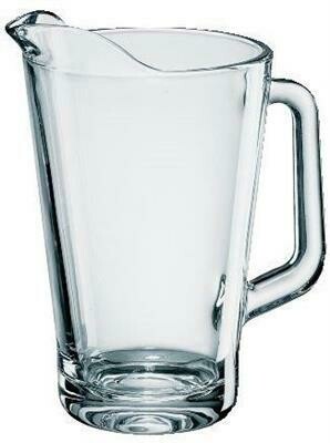 Borgonovo Conic 180 cl clear glass jug for horeca use
