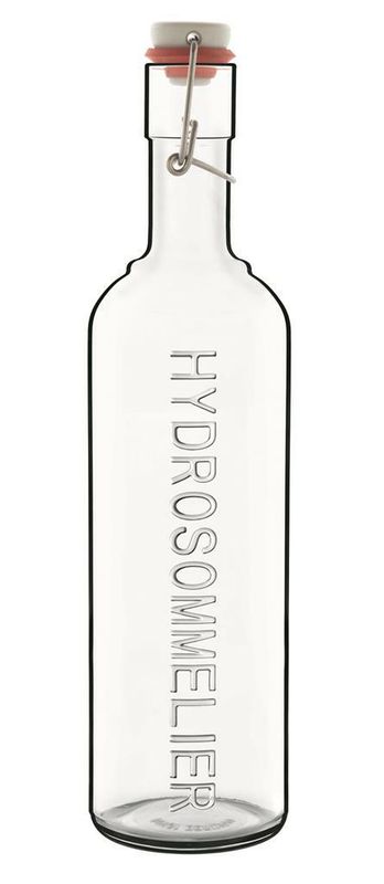Bormioli Luigi Hydrosommelier 100 cl clear glass bottle for professional horeca use
