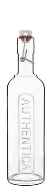 Bormioli Luigi Authentica 52.5 cl glass bottle airtight cap for horeca use
