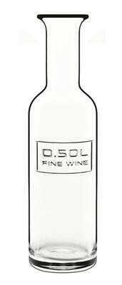 Bormioli Luigi Optima 50 cl bottiglia vino vetro trasparente uso horeca professionale
