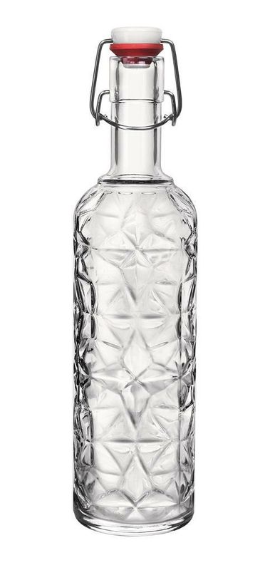Oriente bottle 104 cl by Bormioli Rocco in clear glass for horeca drink service
