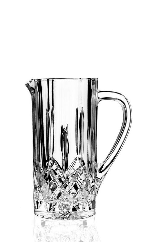 RCR Opera 120 cl cylindrical carafe in Luxion glass for horeca use
