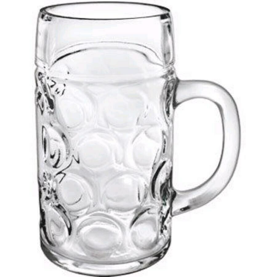 Mini mug 4 cl Borgonovo Don clear glass for tastings and presentations horeca use

