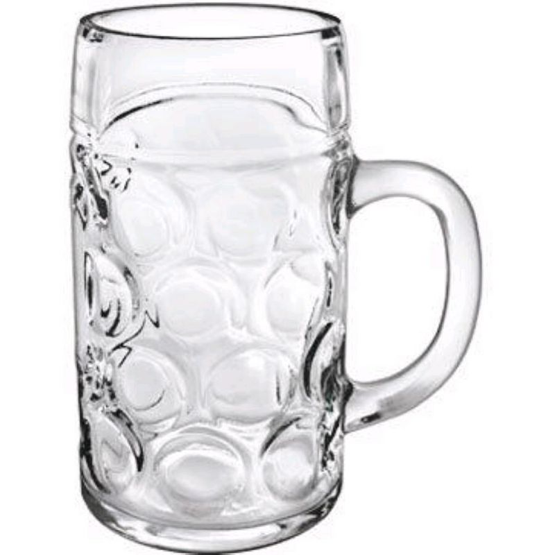 Mini mug 4 cl Borgonovo Don clear glass for tastings and presentations horeca use

