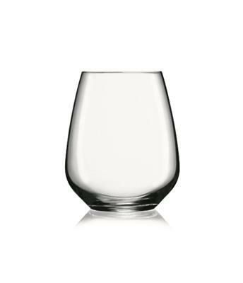 Bormioli Luigi 67 cl Atelier glass wide bowl for Cabernet Merlot, durable glass, professional horeca use.

