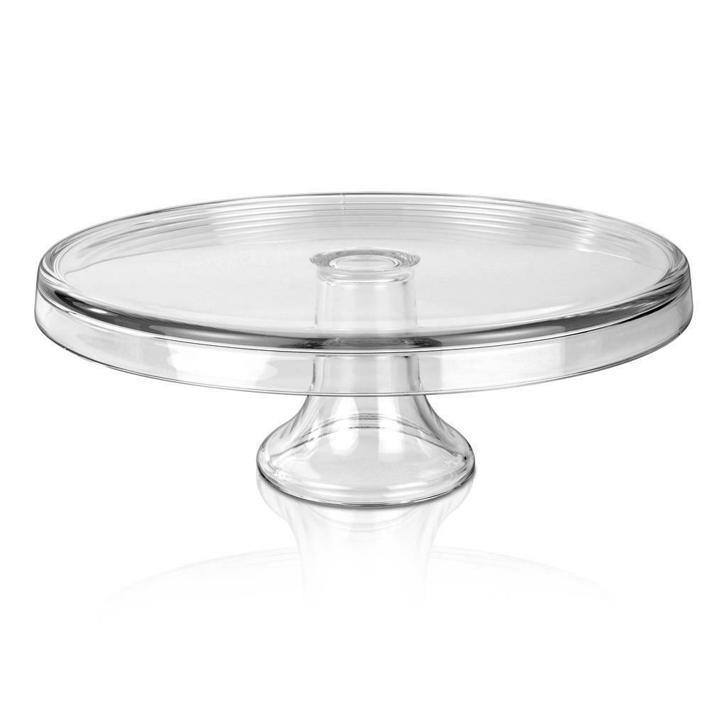Alzata tonda 32 cm Palladio Down Borgonovo vetro resistente uso horeca professionale
