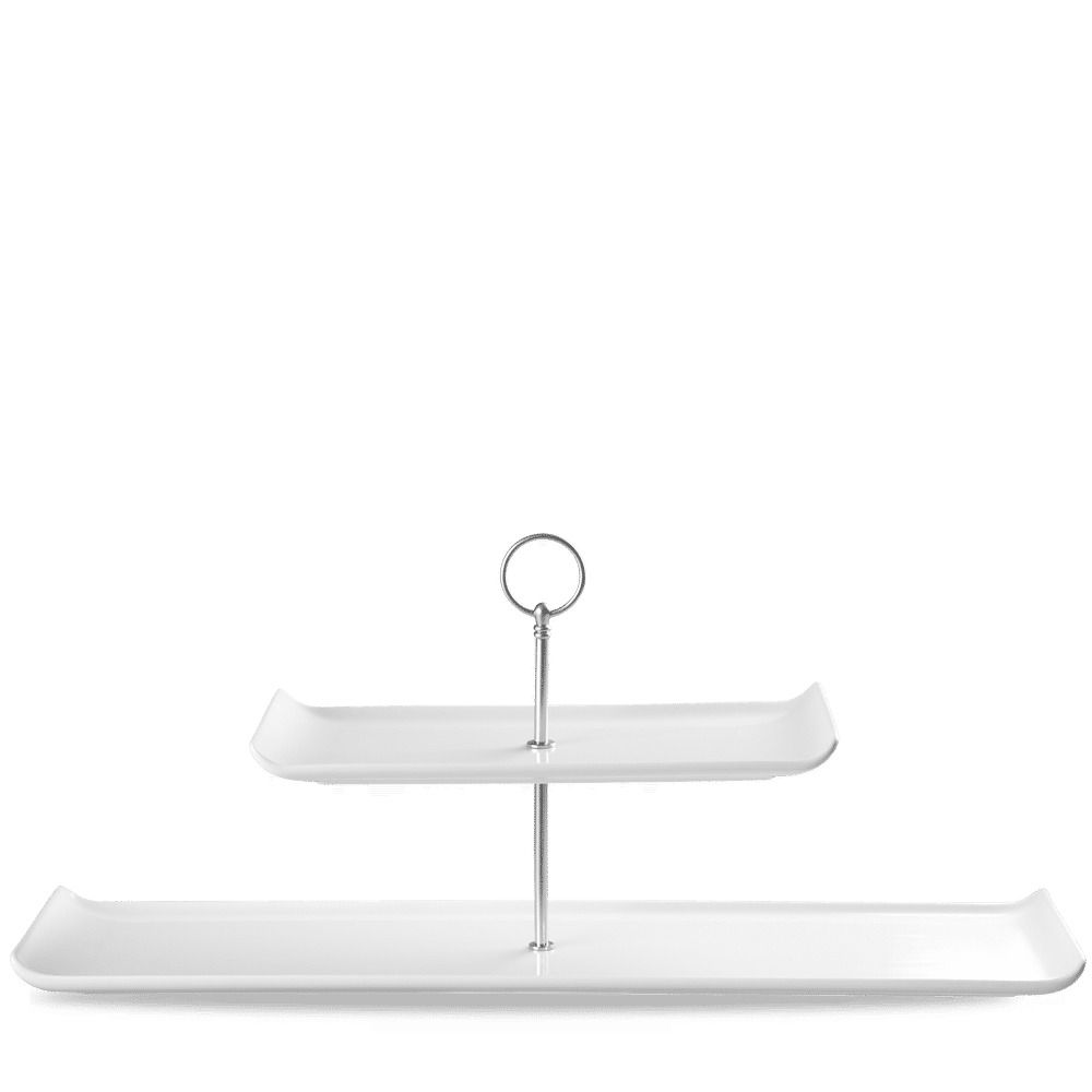 Large Rectangular Stand 22 cm Plate Towers - Churchill
