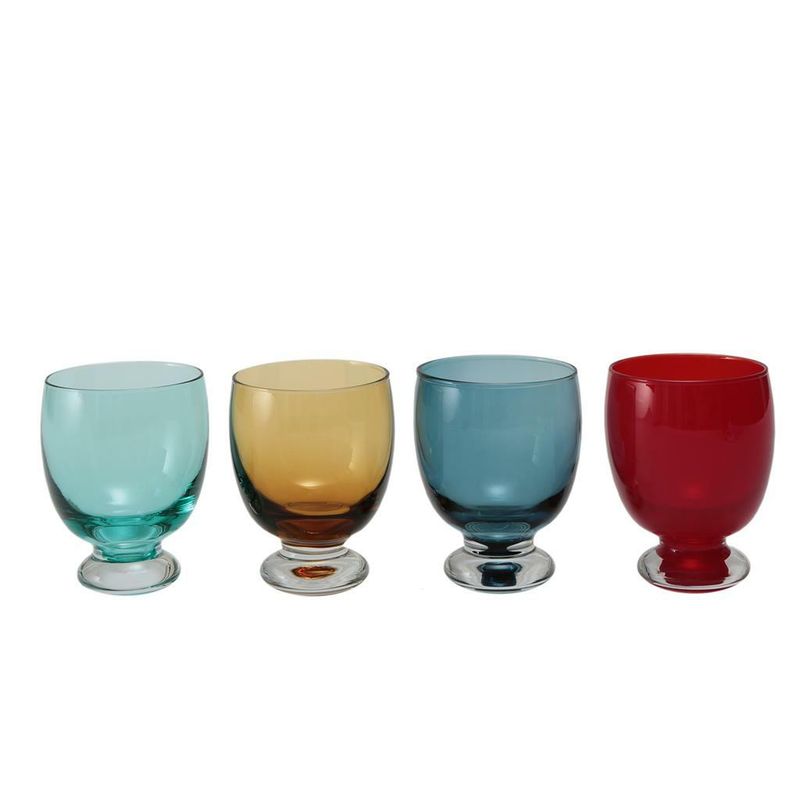 Water Glasses 32 cl Assorted Colors Sleek - Tirolix