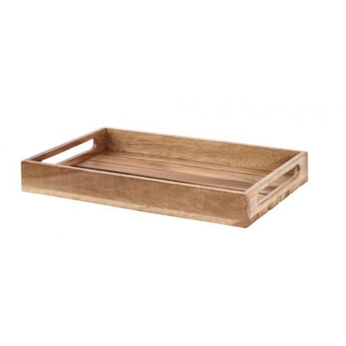 Tray with Handles 39.7 x 25.8 x 5 cm Buffetscape Wood - Churchill