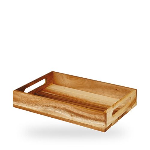 Tray with Handles 38 x 24 x 4.8 cm Buffetscape Wood - Churchill