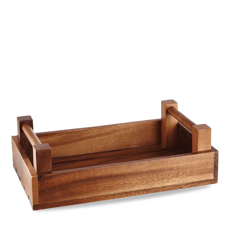 Buffetständer Tablett 33 x 20 x 10 cm Buffet Holz - Churchill