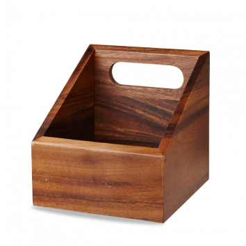 Napkin Holder 15 x 15 cm Buffet Wood - Churchill