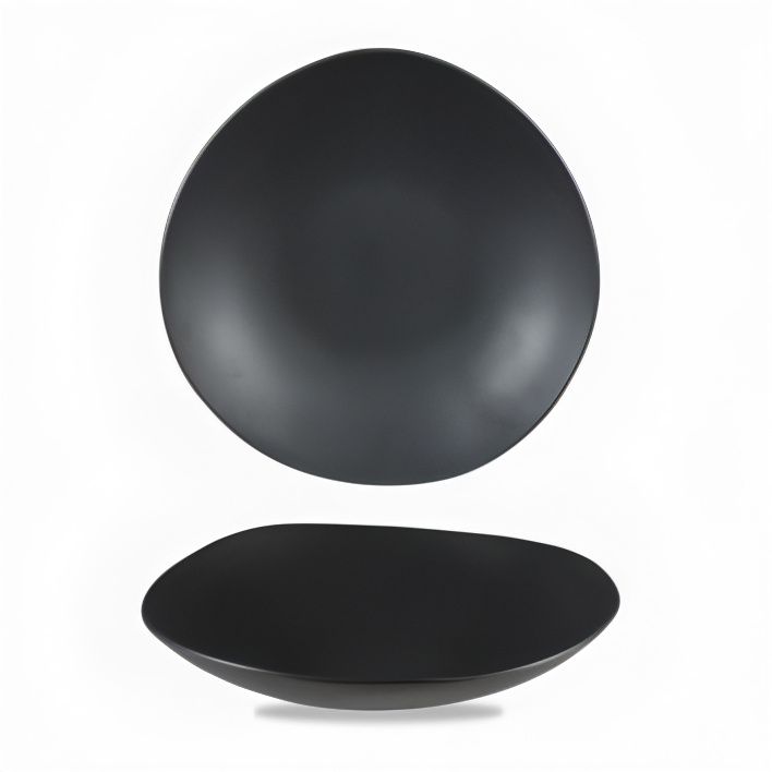 Black Bowl 32 cm Lotus e Trace Black - Churchill