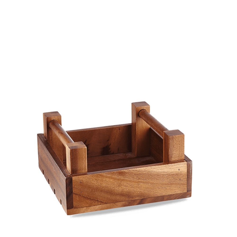 Buffet Stand Tray 20 x 20 x 10 cm Buffet Wood - Churchill