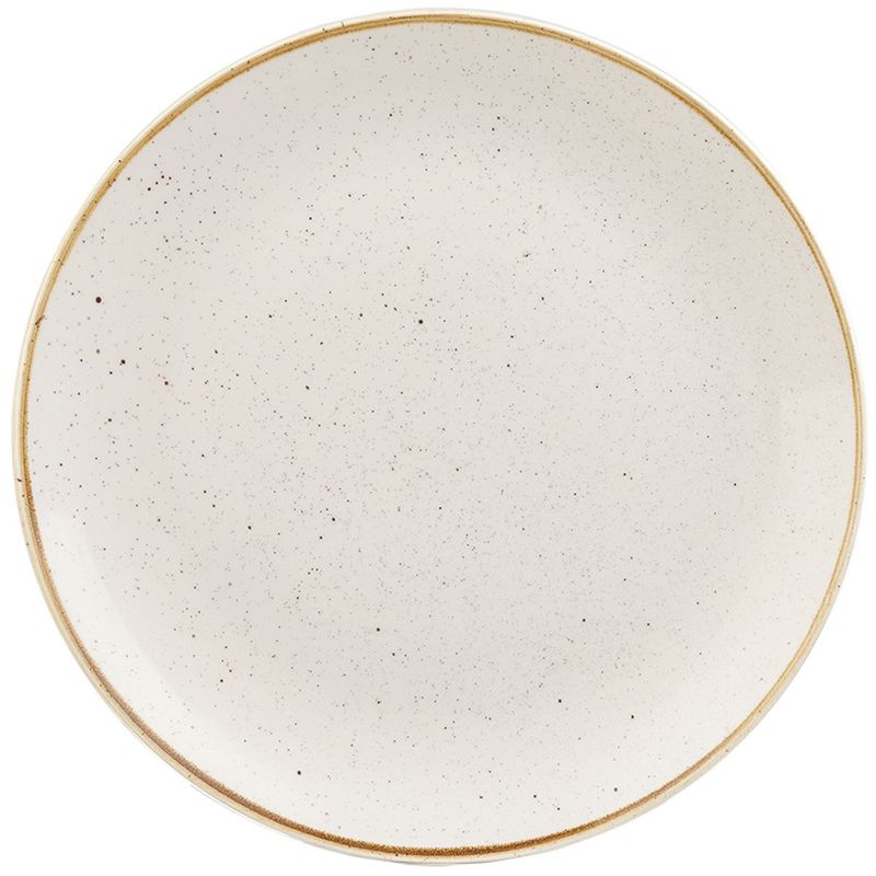 Churchill Stonecast 28.8 cm coupe plate Barley White horeca
