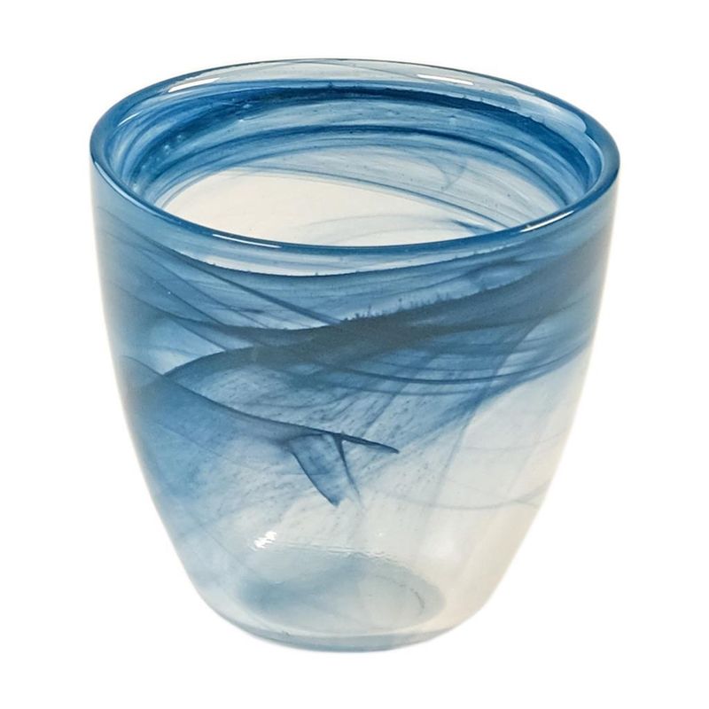 Bauchiges Glas 25 cl Grün Petrolio Atlas - Tirolix