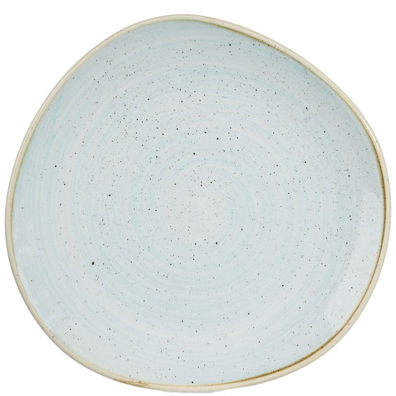 Churchill 28,6 cm organic plate Stonecast Duck Egg Blue horeca use