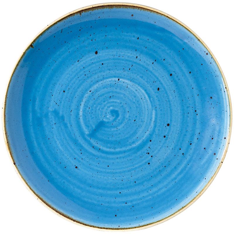 Churchill Coupe Teller 21,7 cm Stonecast Cornflower Blue Gastronomie