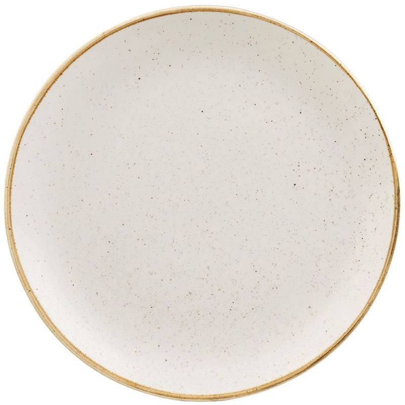 Churchill Stonecast 16.5 cm coupe plate Barley White horeca