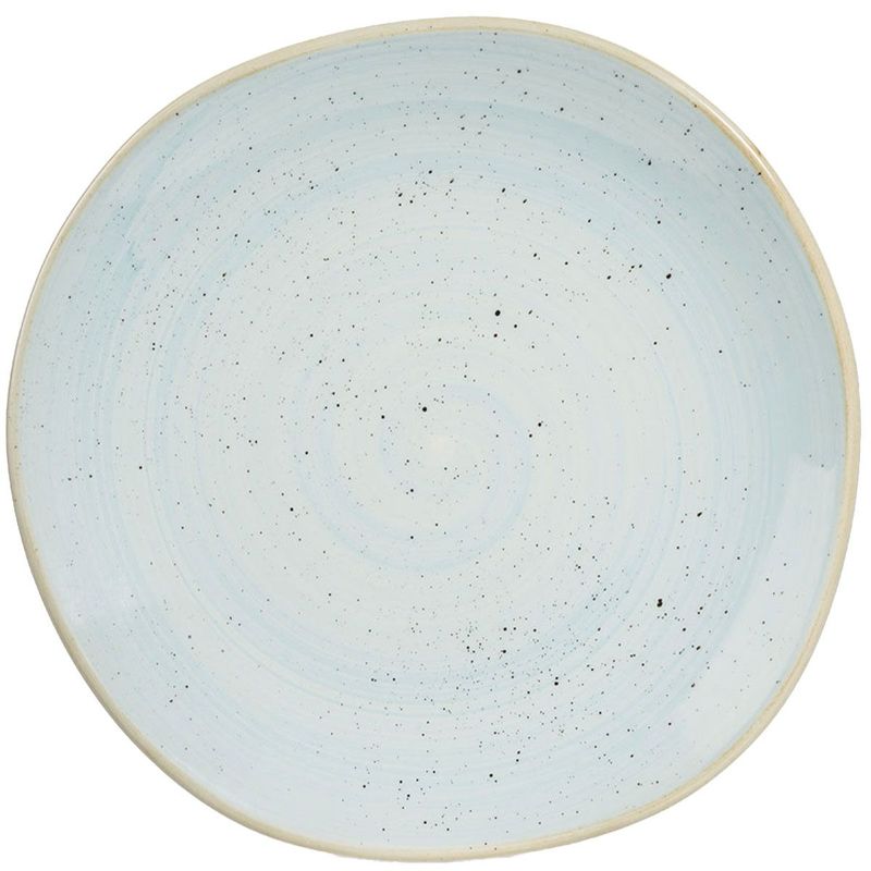 Organic Flat Plate 26.4 cm Stonecast Duck Egg Blue - Churchill