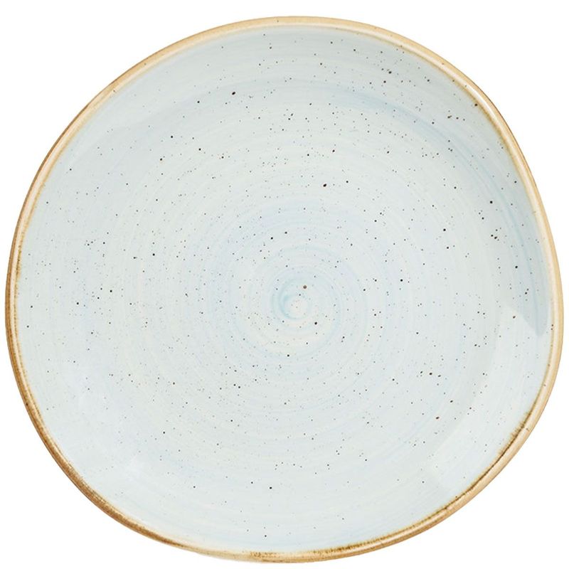 Churchill 18,6 cm organic plate Stonecast Duck Egg Blue horeca use