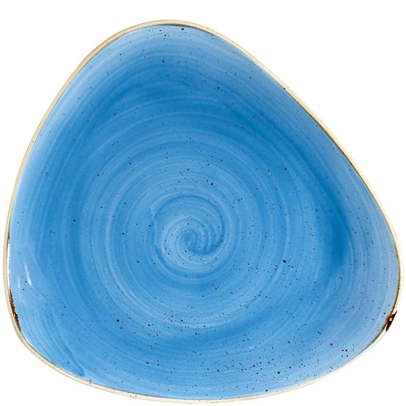 Churchill Dreieck Teller 31,1 cm Stonecast Cornflower Blue Gastronomie