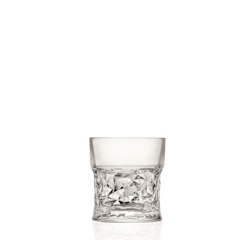 Sound Funky glass 32 cl LUXION glass half smooth half decorated professional horeca

