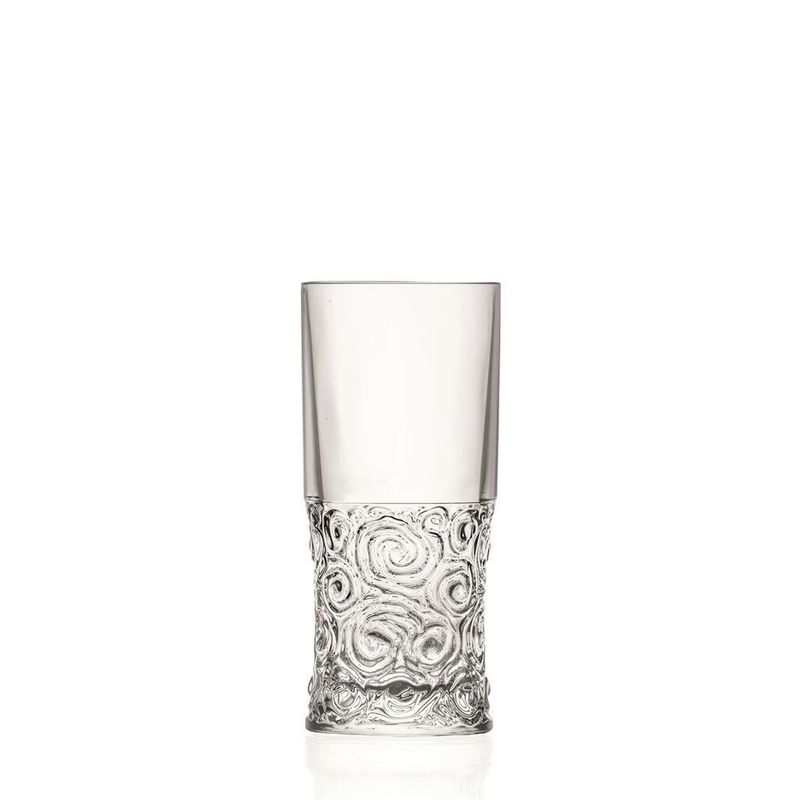 Sound Soul glass 35 cl LUXION glass half smooth half decorated professional horeca

