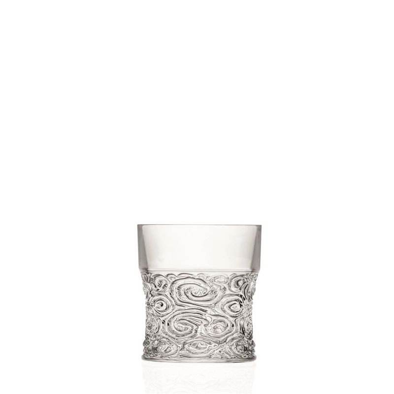 Sound Soul glass 32 cl LUXION glass half smooth half decorated professional horeca


