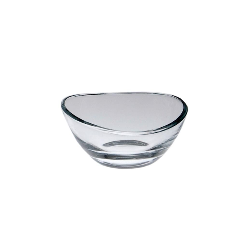 8 cm Papaya bowl Vetri delle Venezie in durable clear glass for professional horeca use.

