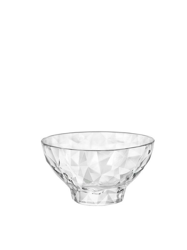 22 cl mini dessert bowl Diamond Bormioli transparent glass horeca use

