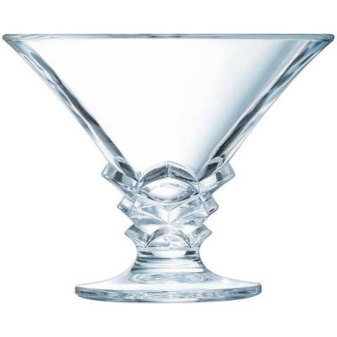 Arcoroc 21 cl Palmier glass dessert cup textured and durable for horeca use

