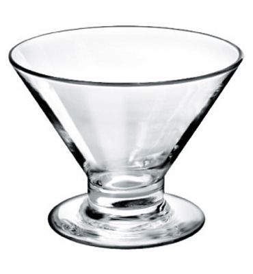 15 cl Vicenza glass bowl by Borgonovo clear glass for horeca use


