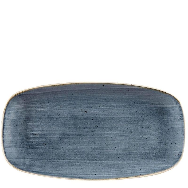 Churchill 29,8x15,3 cm oblong plate Stonecast Blueberry horeca use