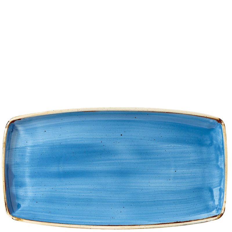 Churchill Oblongteller 34,5x18,5 cm Stonecast Cornflower Blue Gastronomie