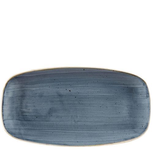 Churchill 35,5x18,9 cm oblong plate Stonecast Blueberry horeca use