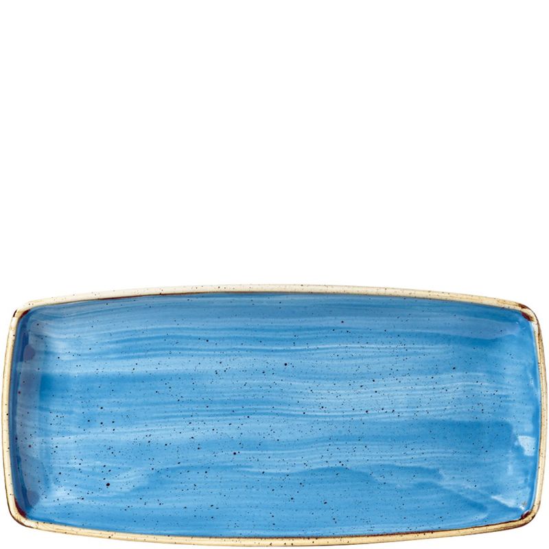 Churchill Oblongteller 29,5x14 cm Stonecast Cornflower Blue Gastronomie