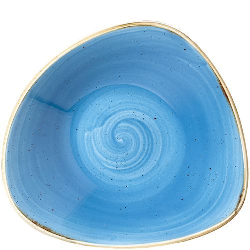 Churchill Dreieck Schale 18,5 cm Stonecast Cornflower Blue Gastronomie