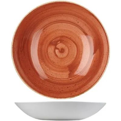 Deep Plate 24.8 cm Stonecast Spiced Orange - Churchill