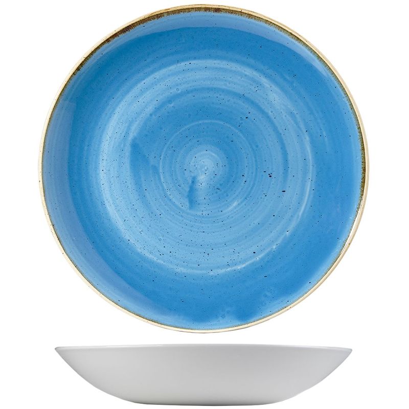 Churchill Tiefe Schale 18,2 cm Stonecast Cornflower Blue Gastronomie