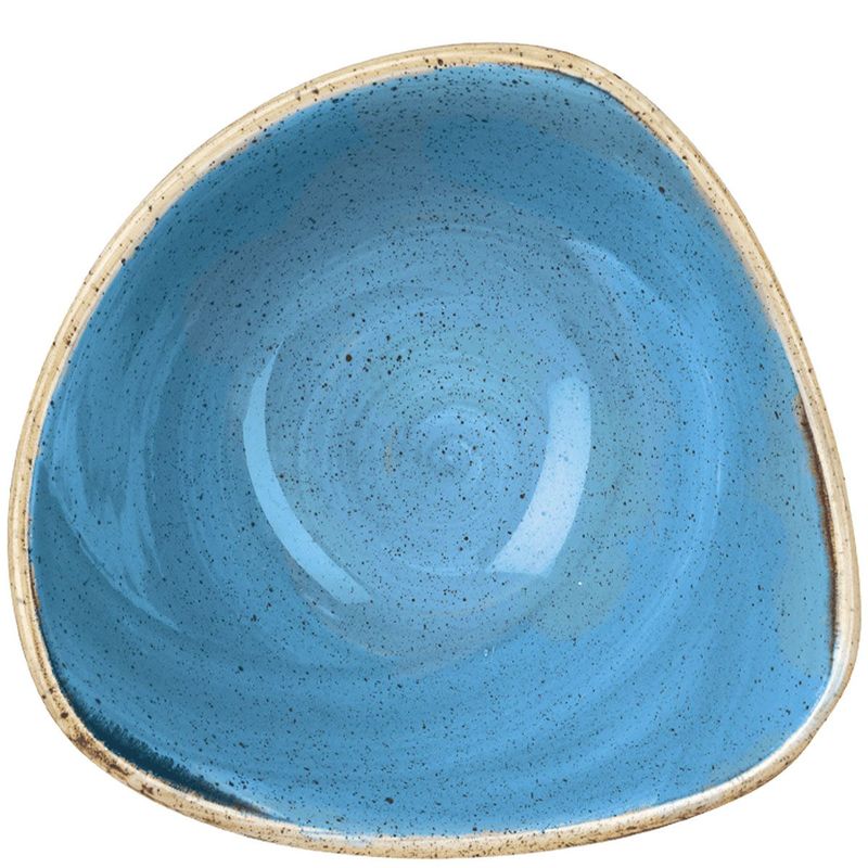Churchill Dreieck Schale 15,3 cm Stonecast Cornflower Blue Gastronomie