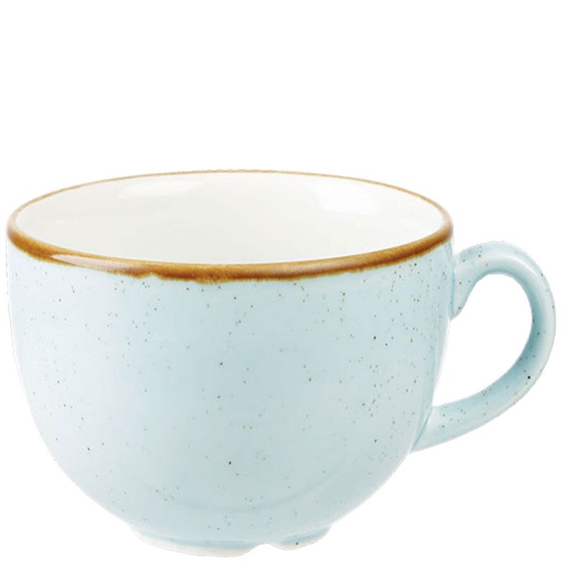 Churchill 50 cl cappuccino cup Stonecast Duck Egg Blue horeca use