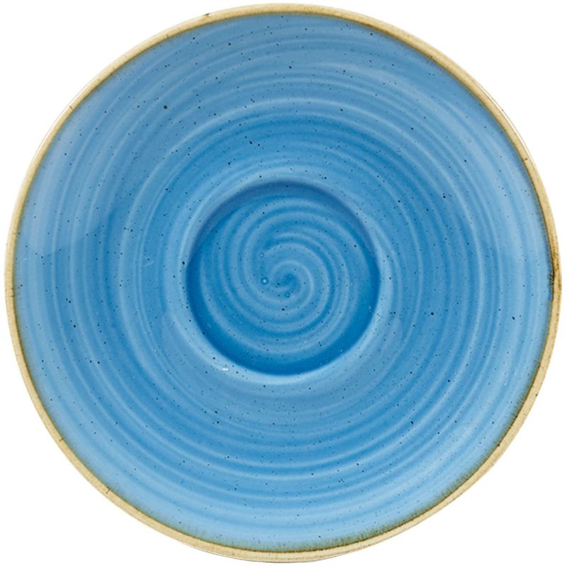 Churchill Untertasse 15,6 cm Stonecast Cornflower Blue Gastronomie