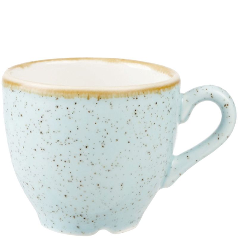 Churchill 10 cl espresso cup Stonecast Duck Egg Blue super vitrified porcelain horeca use